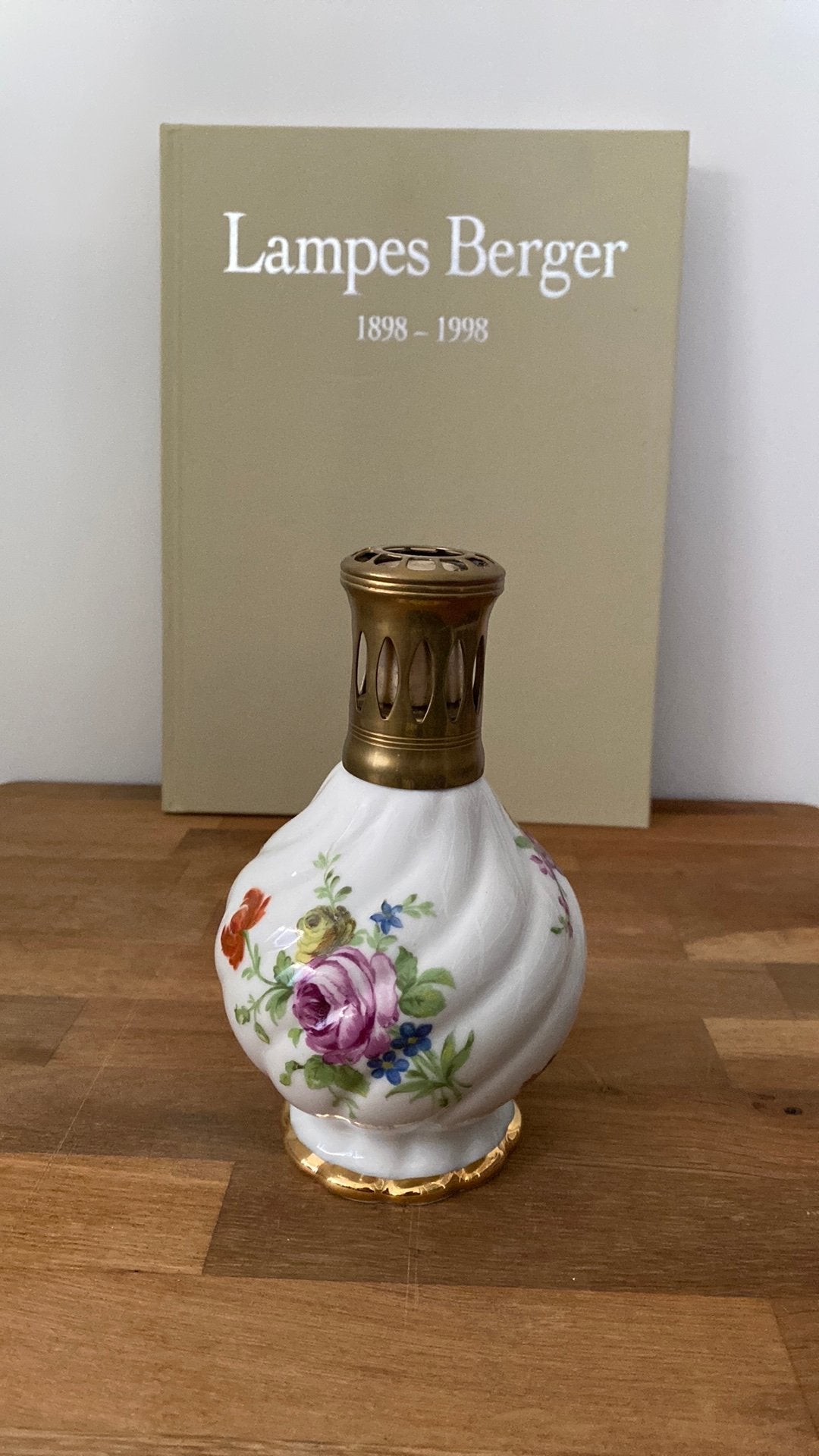 Lampe Berger/ Maison Berger geurbrander CP Fleurs, Vintage, Meerkleurig, Overige materialen, Ophalen of Verzenden