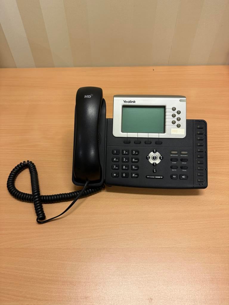Yealink HD Telefoon - Zakelijke VoIP Telefoon, Telecommunicatie, Vaste telefoons | Handsets en Draadloos, Ophalen, Gebruikt, 1 handset