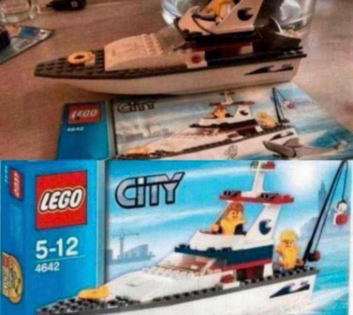 Lego city vissersboot - 4642, Kinderen en Baby's, Speelgoed | Duplo en Lego, Lego, Ophalen of Verzenden, Complete set, City