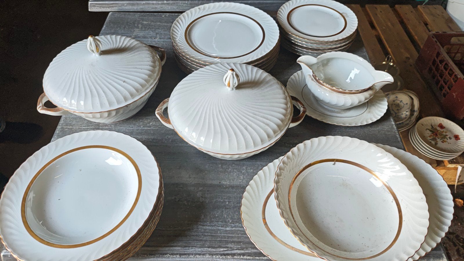 Royal Tettau Bavaria Servies - Vintage Eetgerei Set, Ophalen