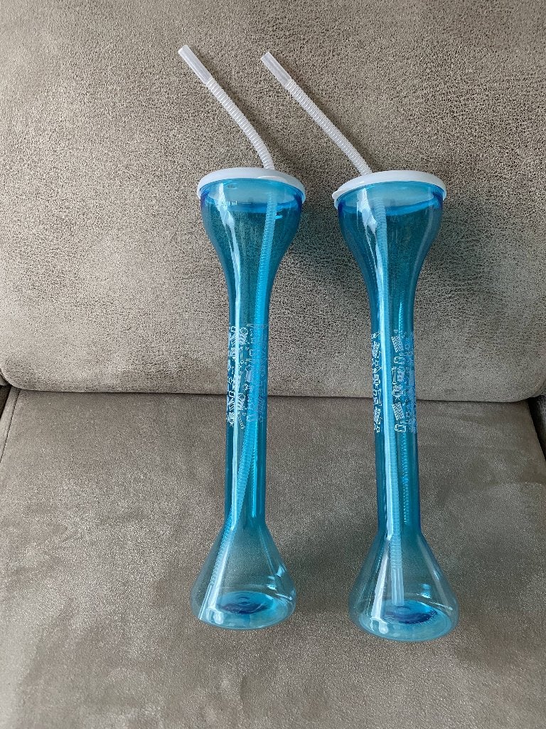 Slush puppy bekers 2x - blauw, Ophalen of Verzenden, Zo goed als nieuw, Overige