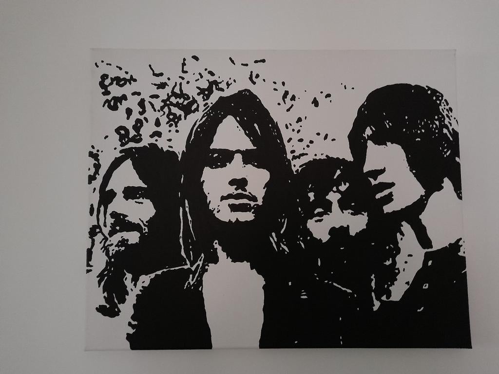 Doek Pink Floyd., Ophalen, Zo goed als nieuw, Schilderij, 75 cm of meer