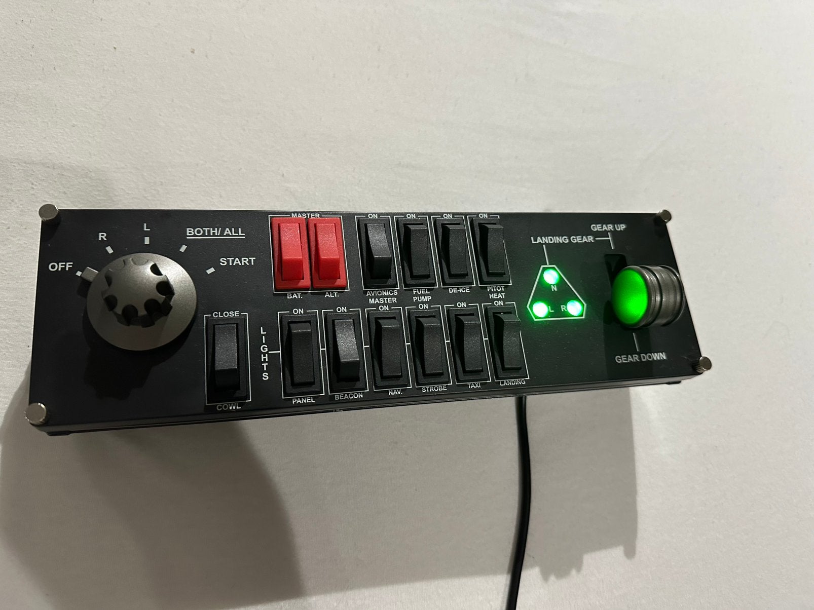 Logitech/Saitek Pro Flight Switch Panel - nog in goede staat, Computers en Software, Verzenden, Gebruikt, Logitech Saitek
