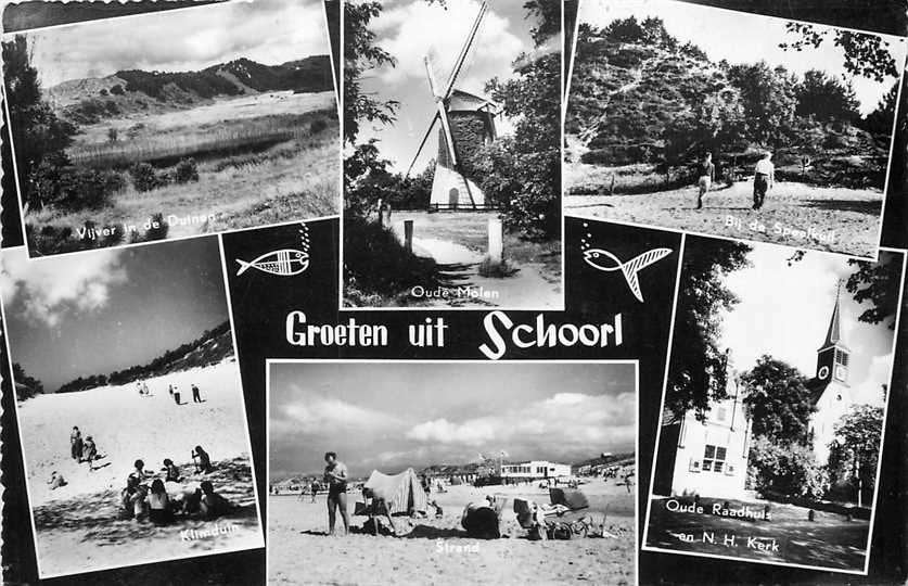 300-327-039 Schoorl Groeten uit, Verzenden, Voor 1920, Noord-Holland
