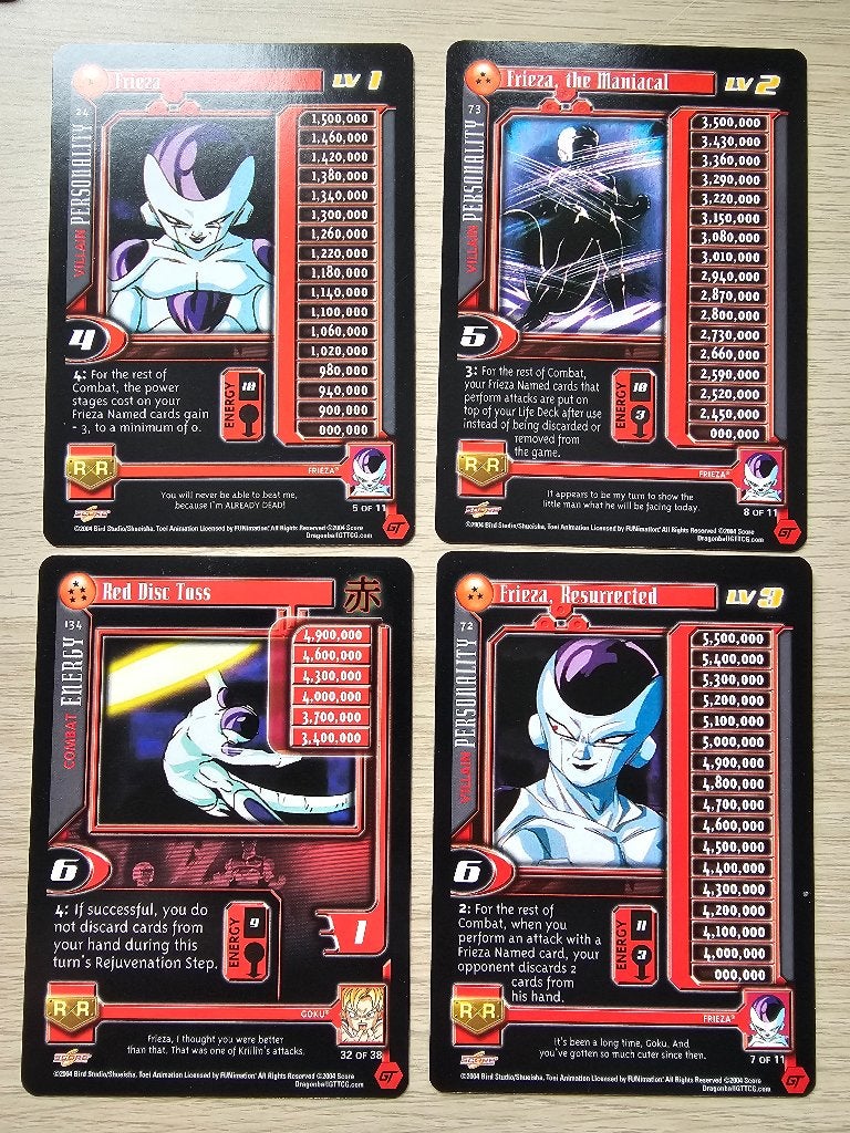 Dragonball GT Freeza, Ophalen of Verzenden, Zo goed als nieuw, Meerdere kaarten