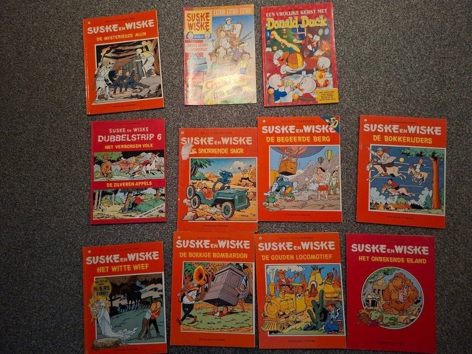 Suske en Wiske en Donald Duck stripboeken collectie, Boeken, Meerdere stripboeken, Ophalen of Verzenden, Gelezen