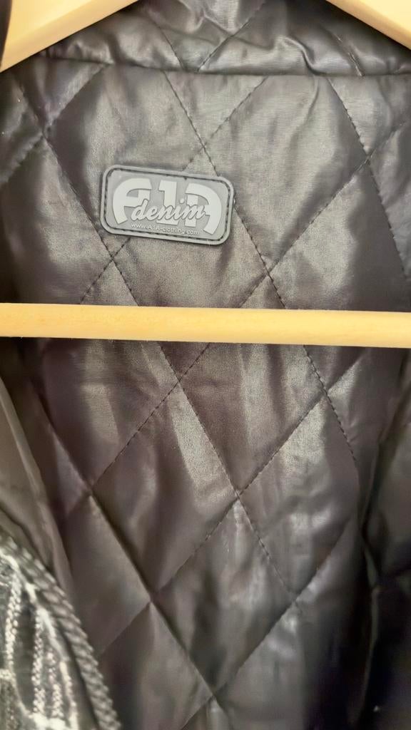 Stijlvol Reversible zwart / geruit Jas van DLD Denim, maat M, Ophalen of Verzenden, Gedragen, Maat 48/50 (M), Zwart