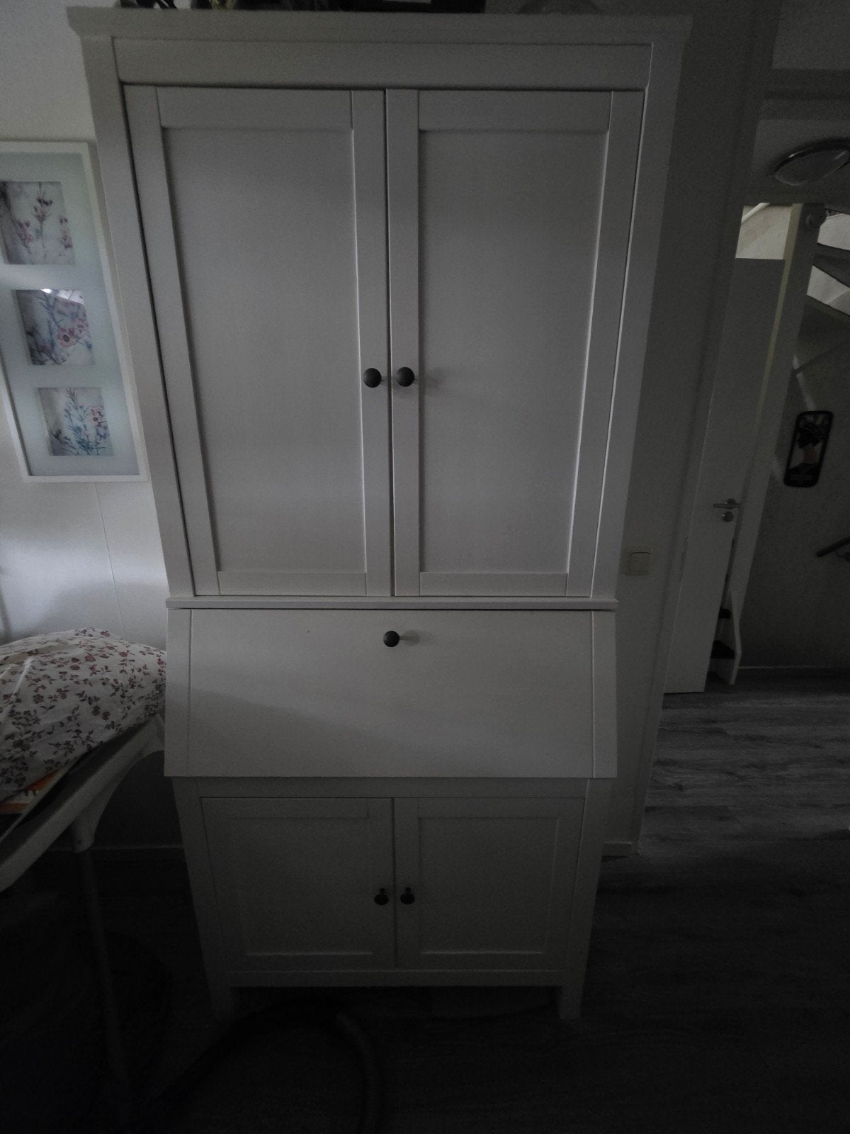 Ikea secretaire met opzet wit hemnes, Huis en Inrichting, Kasten | Secretaires, Ophalen, Zo goed als nieuw