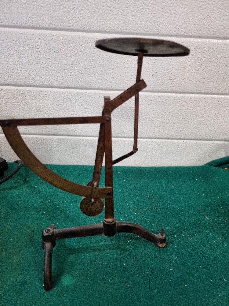 brievenweegschaal antiek 1920 messing, Ophalen of Verzenden