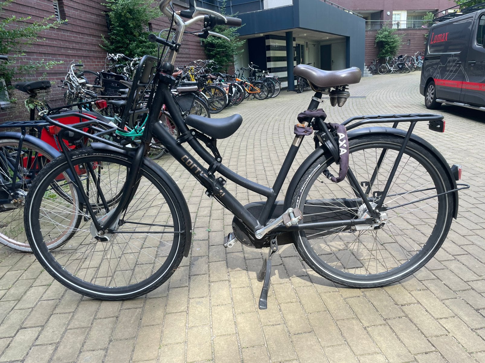 Cortina U4 Solid Transport V7, Versnellingen, 56 cm of meer, Zo goed als nieuw, Trommelrem