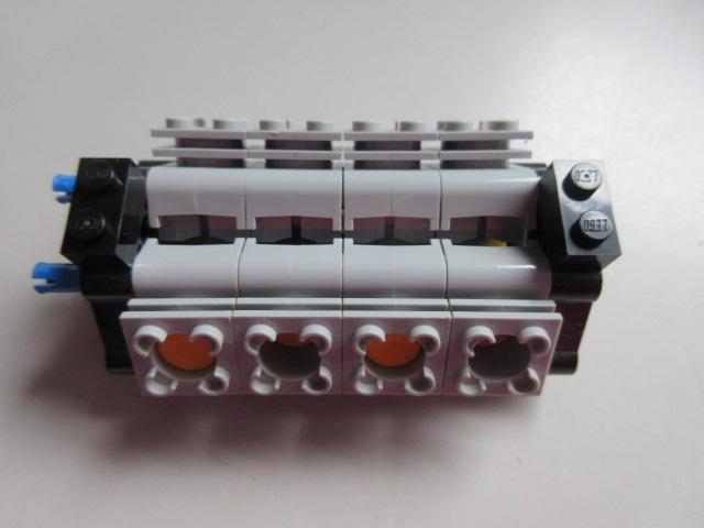nr. 7556, Technic 8 cylinder motorblok, Ophalen of Verzenden, Zo goed als nieuw, Complete set, Lego