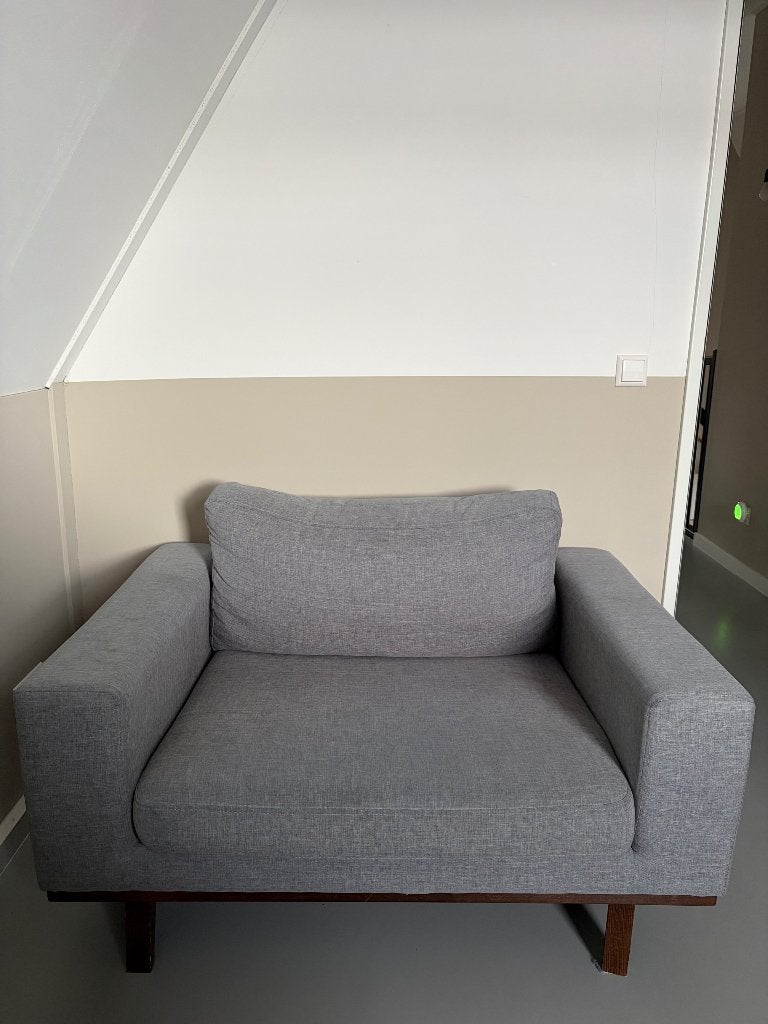 Loveseat fauteuill, Huis en Inrichting, Fauteuils, Ophalen, Gebruikt, 75 tot 100 cm, 100 tot 125 cm