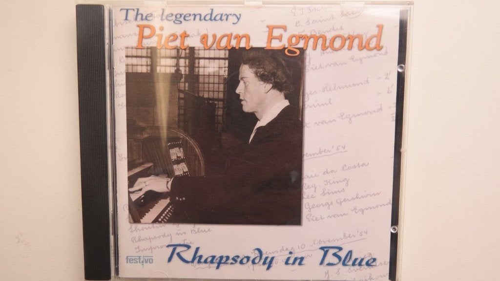Cd orgel: Rhapsody in Blue, Piet van Egmond, Prinsessekerk, Ophalen of Verzenden, Classicisme, Zo goed als nieuw, Kamermuziek