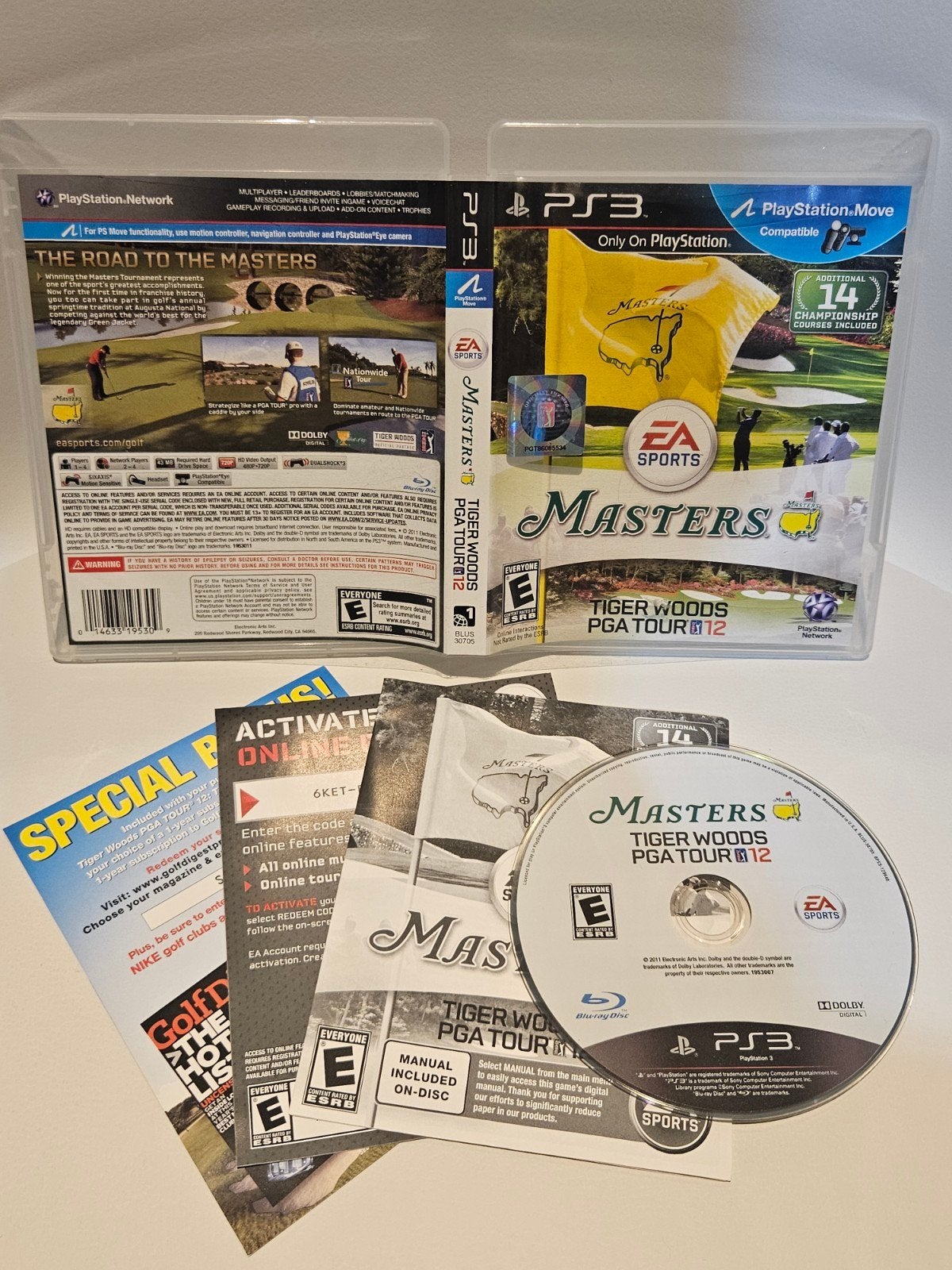 Masters Tiger Woods PGA Tour 12 PS3, Ophalen of Verzenden