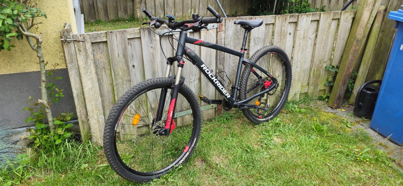 Rockrider ST 540 Mountainbike 27.5" 2x9 speed zwart/rood, Fietsen en Brommers, Fietsen | Mountainbikes en ATB, Ophalen