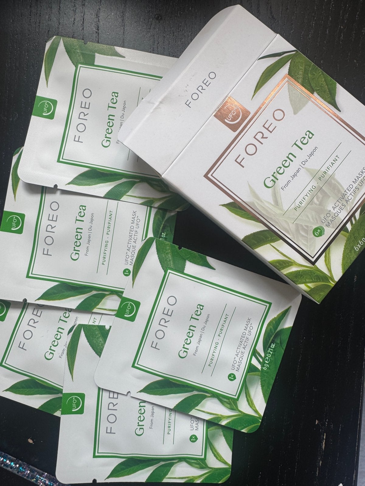 Foreo green tea maskers, Sieraden, Tassen en Uiterlijk, Uiterlijk | Gezichtsverzorging, Ophalen of Verzenden, Gehele gezicht, Verzorging