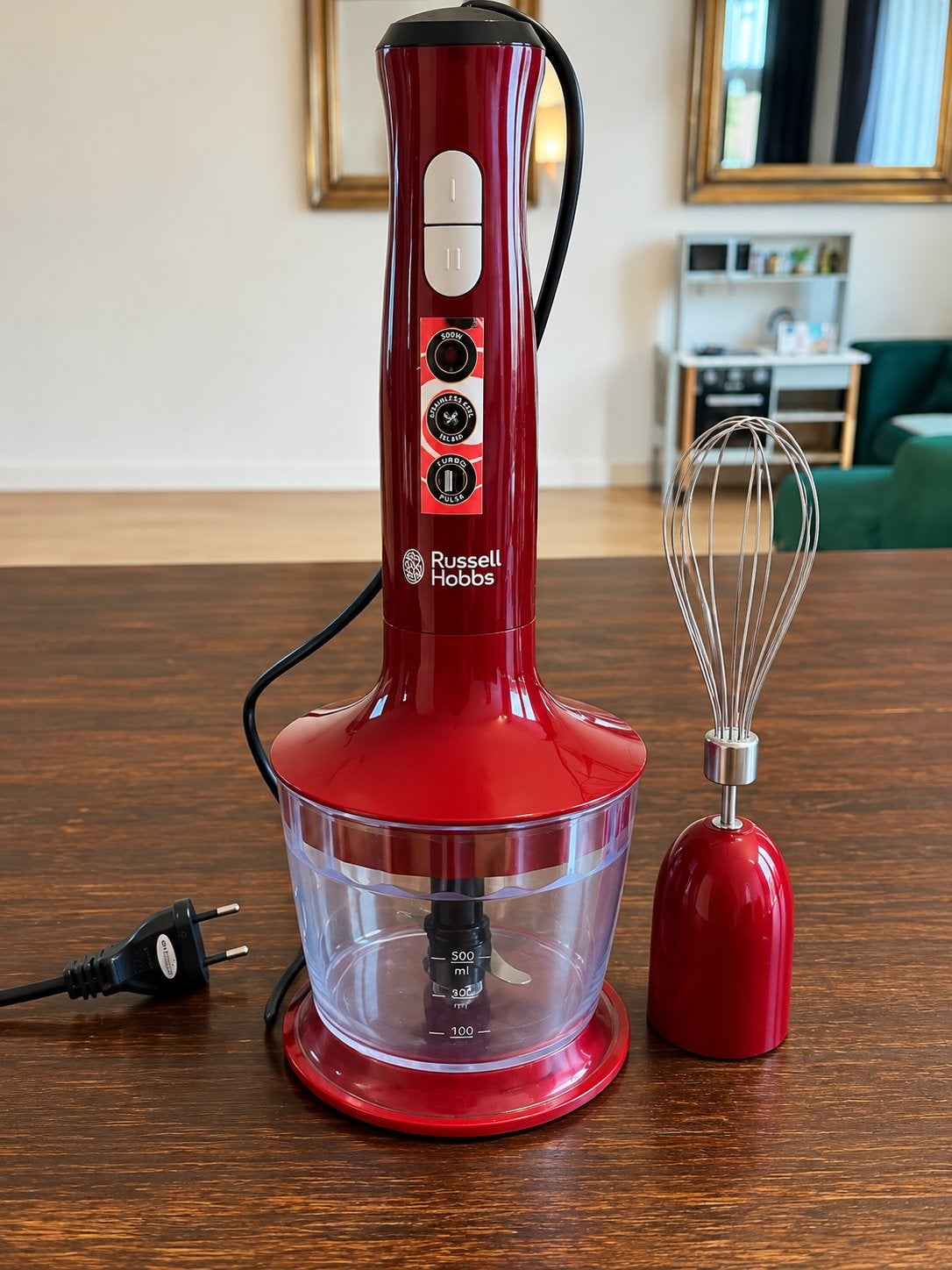 Russell Hobbs hakmolen + garde 500W, Witgoed en Apparatuur, Ophalen of Verzenden, Zo goed als nieuw