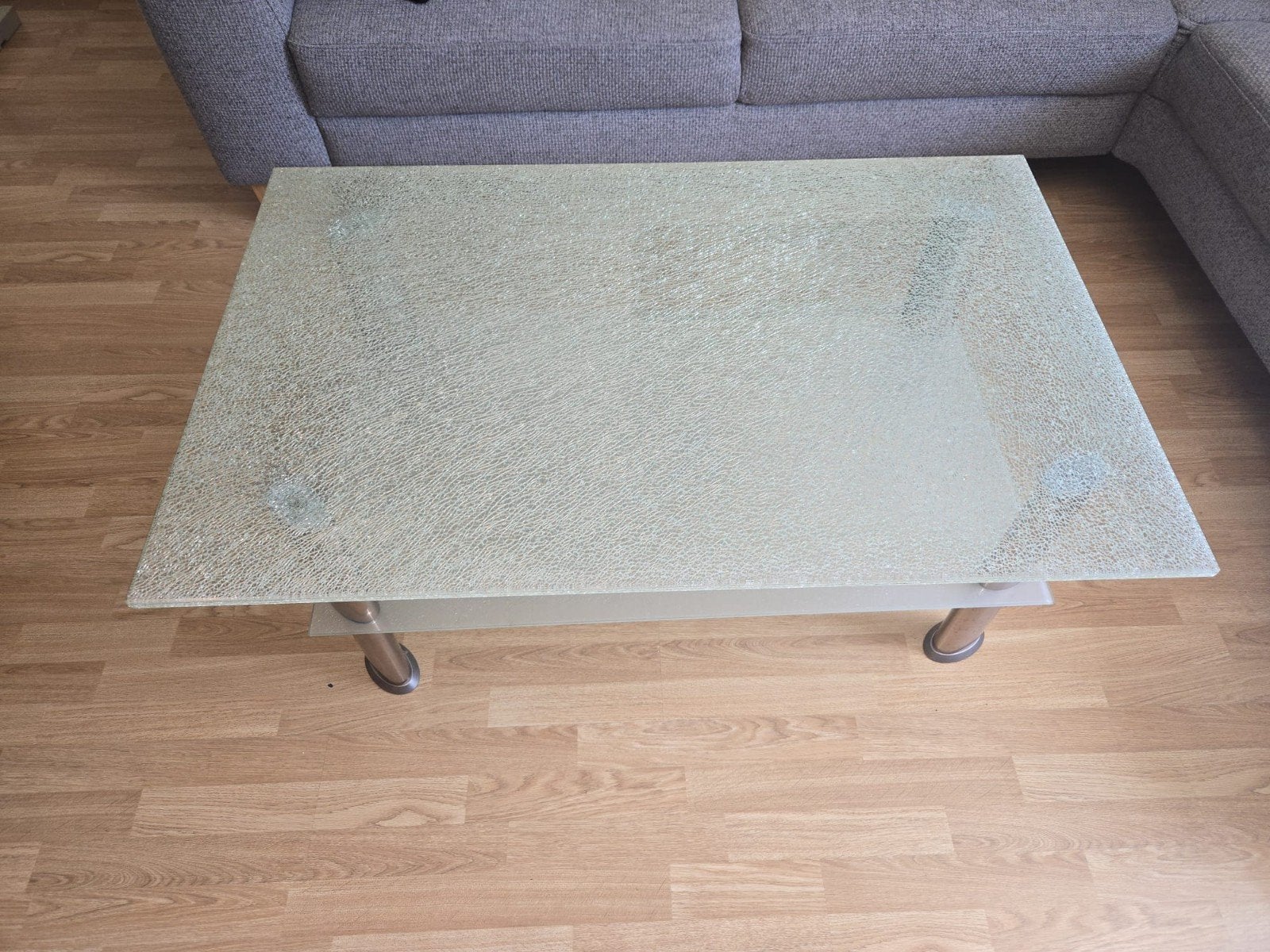 Salontafel glas, Huis en Inrichting, Ophalen, 100 tot 150 cm, 50 tot 100 cm, Glas