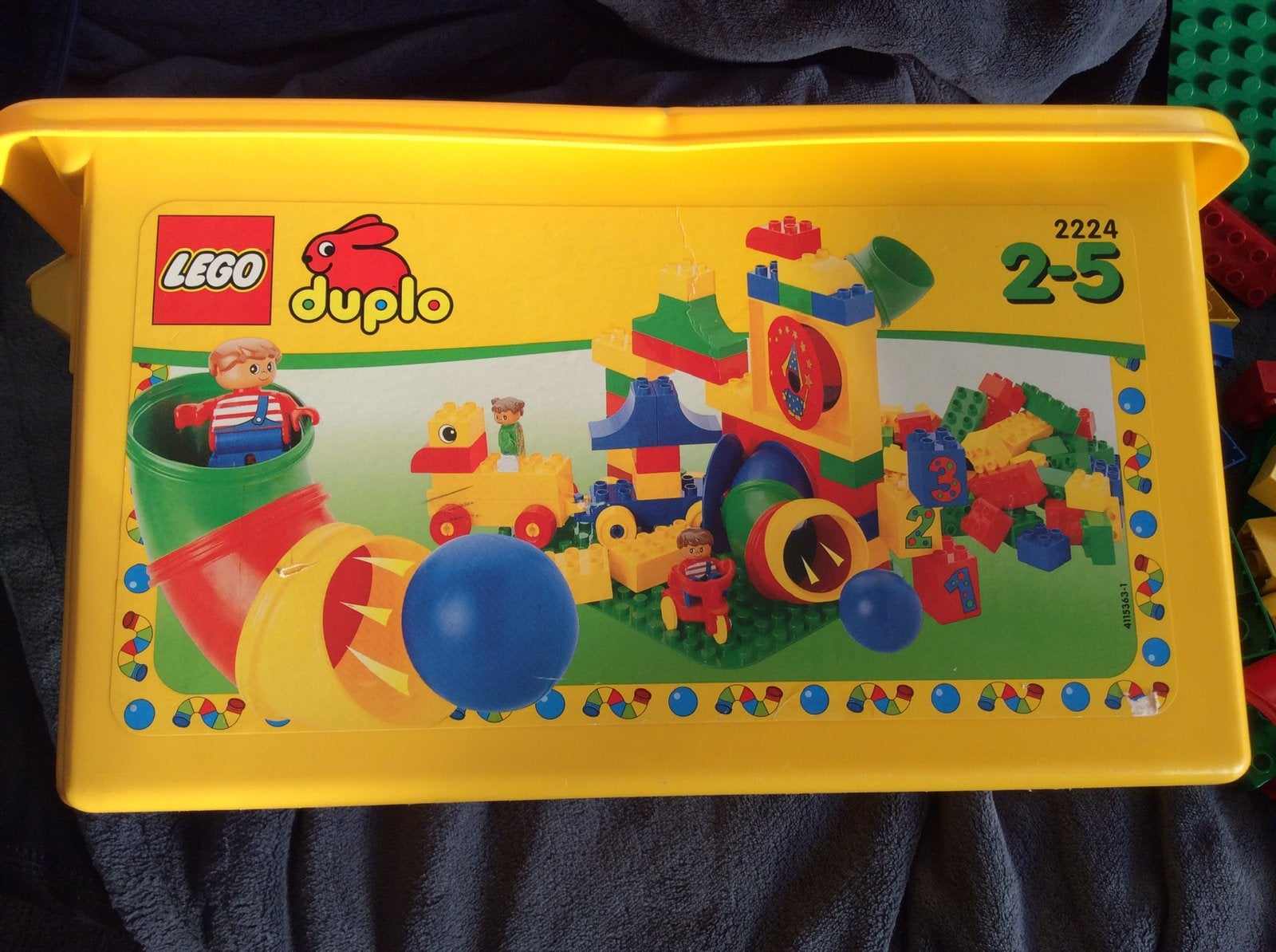 Compleet set Lego Duplo box set 2224. Set is uit 1998., Kinderen en Baby's, Speelgoed | Duplo en Lego, Ophalen of Verzenden, Gebruikt