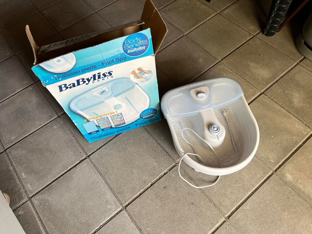 BaByliss Thalasso Voet Spa - Ontspanning voor uw voeten, Ophalen of Verzenden, Zo goed als nieuw, Hand- en Voetverzorging