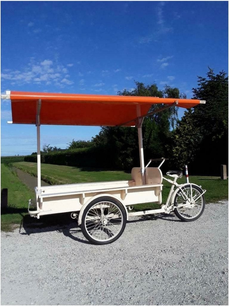 Klassieke antieke bakfiets, Fietsen en Brommers, Fietsen | Bakfietsen, Ophalen, Gebruikt, Goederen
