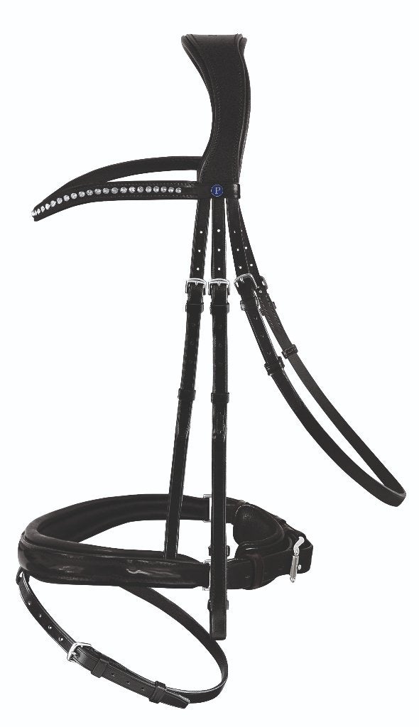 Passier Blu Spirit Hoofdstel Zwart Lak, maat Cob en Full, Dieren en Toebehoren, Verstelbaar, Hoofdstel, Nieuw, Ophalen of Verzenden