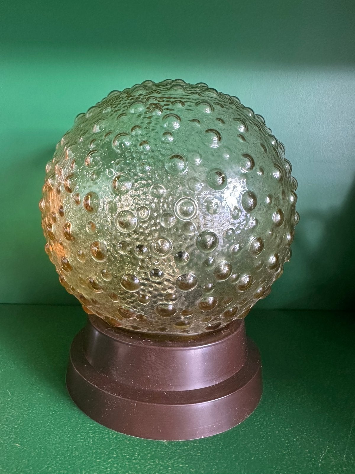 Vintage lamp, Ophalen of Verzenden, Gebruikt, Glas