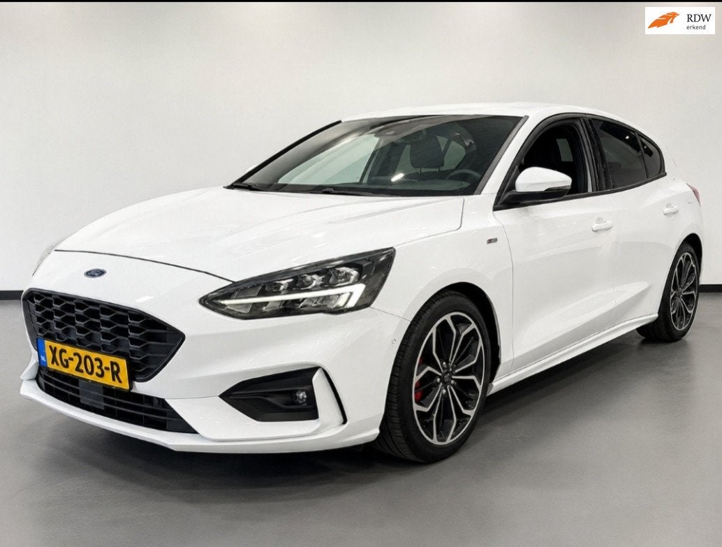 Ford Focus 1.0 EcoBoost ST Line Business Panorama NAP, Auto's, 125 pk, Gebruikt, Wit, Origineel Nederlands