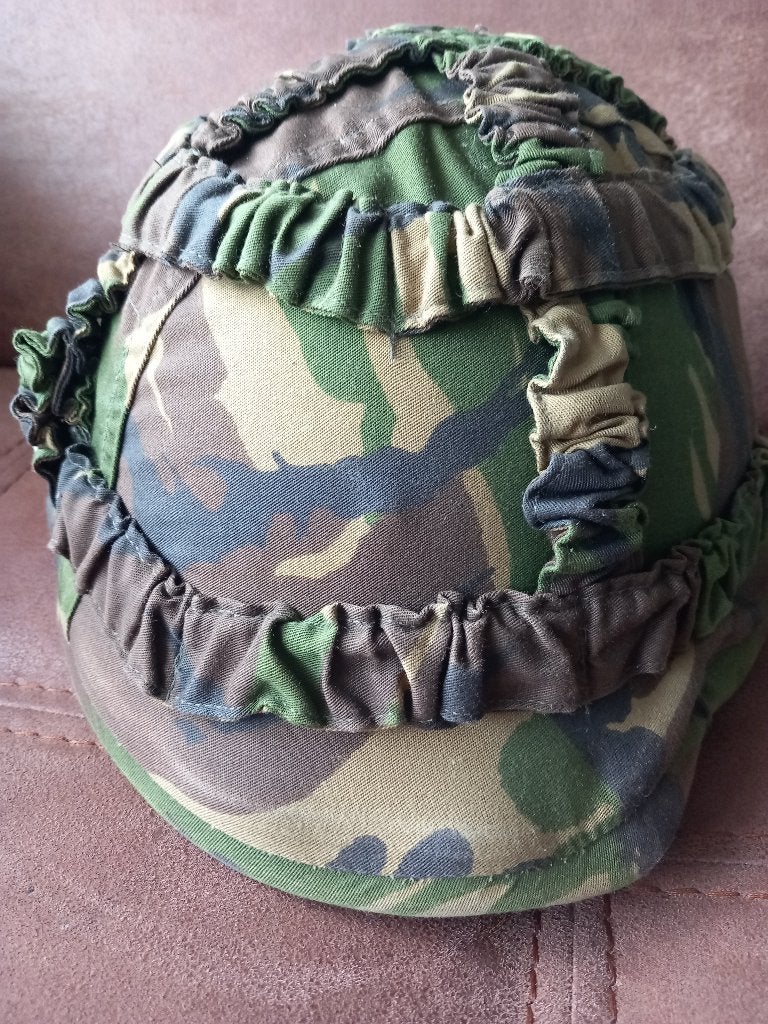 Helm overtrek, Verzamelen, Ophalen of Verzenden, Landmacht, Nederland, Helm of Baret