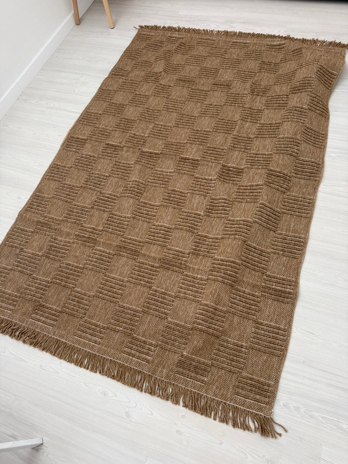 Nieuwe jute vloerkleed 120 bij 180, 100 tot 150 cm, Ophalen of Verzenden, Zo goed als nieuw, 150 tot 200 cm