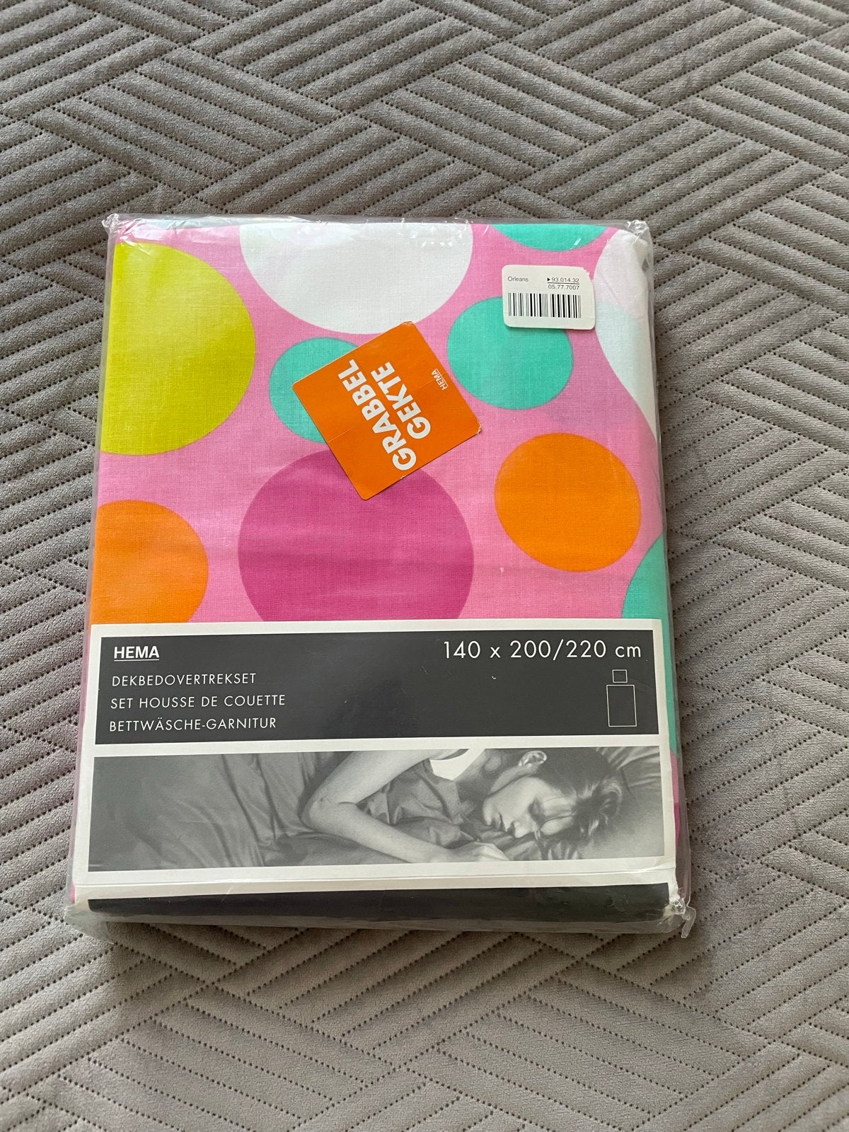 Hema Dekbedovertrekset Eenpersoons Roze Stippen Nieuw, Ophalen, Eenpersoons, Dekbedovertrek, Katoen