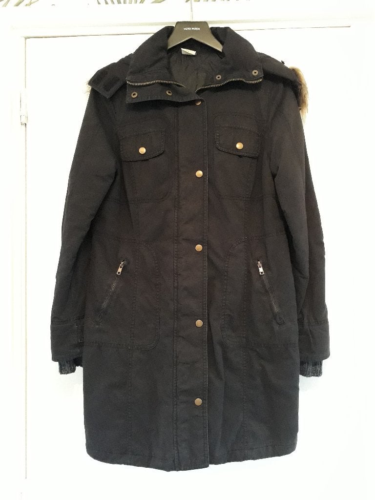 Warme winterjas dame zwart maat S / 36 Casual Clothing, Zwart, Casual Clothing, Ophalen of Verzenden, Maat 36 (S)