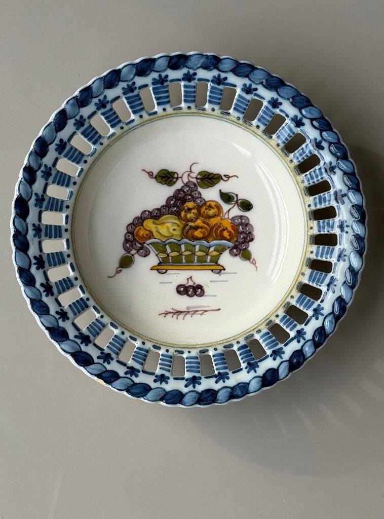 Prachtig Makkum Tichelaar Wandbord 20cm, Antiek en Kunst, Ophalen of Verzenden