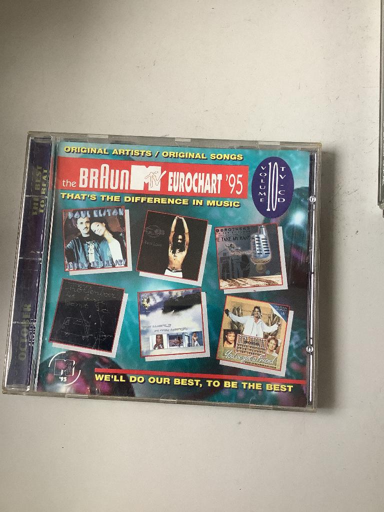 The Braun MTV eurochart 95 volume 10., Ophalen of Verzenden, Zo goed als nieuw, Pop