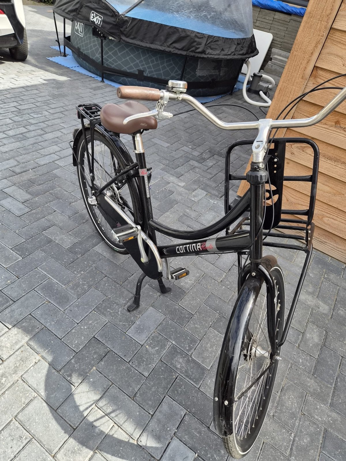 Cortina Transportfiets Dames - Kleine Gebruikerssporen, Terugtraprem, Gebruikt, Versnellingen, 50 tot 53 cm