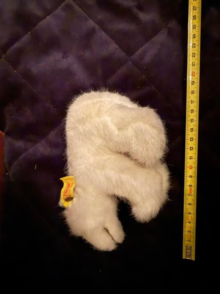 Steiff Starly Witte ijsbeer Knuffel - Zeldzaam, Overige karakters, Overige typen, Ophalen of Verzenden, Klein (minder dan 20 cm)
