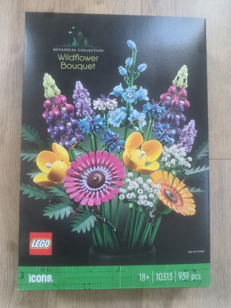Lego Botanical -Wildbloemen boeket/ wildflower bouquet 10313, Lego, Nieuw, Ophalen of Verzenden, Icons