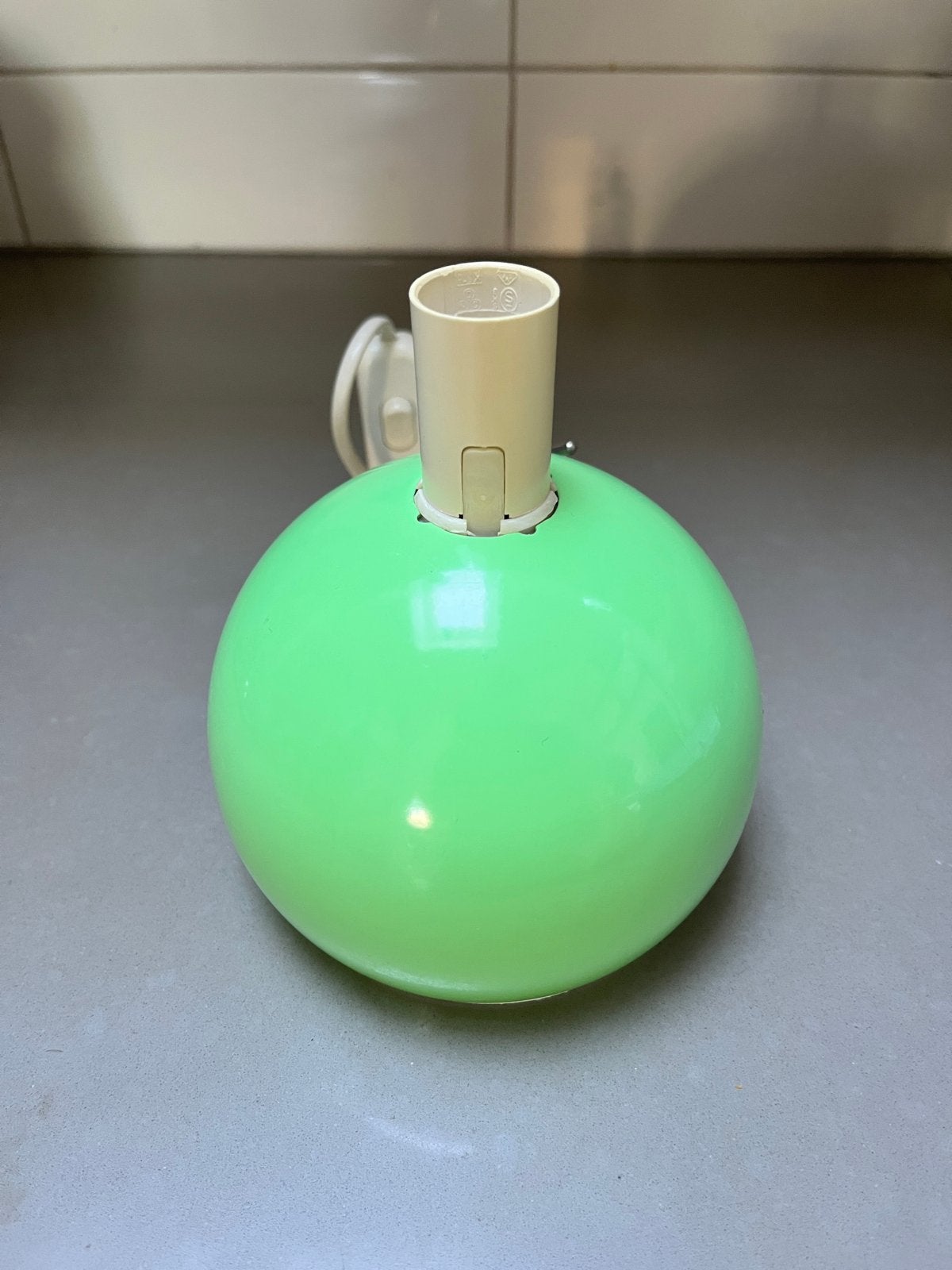 IKEA Tafellamp Groen - Typ B 9208 Max 40W lamp, Ophalen, Kunststof, Gebruikt, Groen