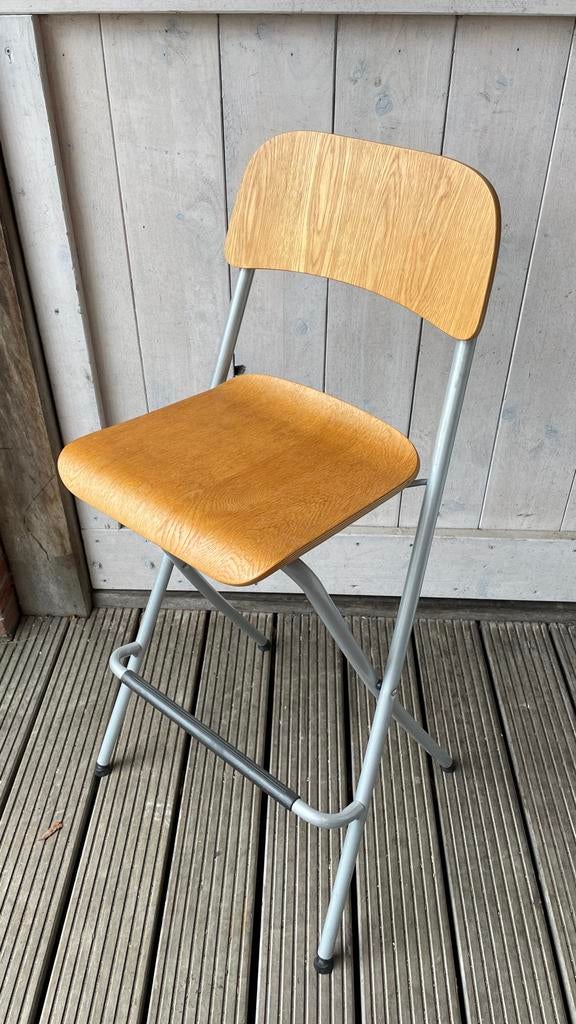 IKEA Kruk / Barstoel / Strijkstoel / opvouwbaar, Huis en Inrichting, Ophalen, Gebruikt, Bruin, Eén