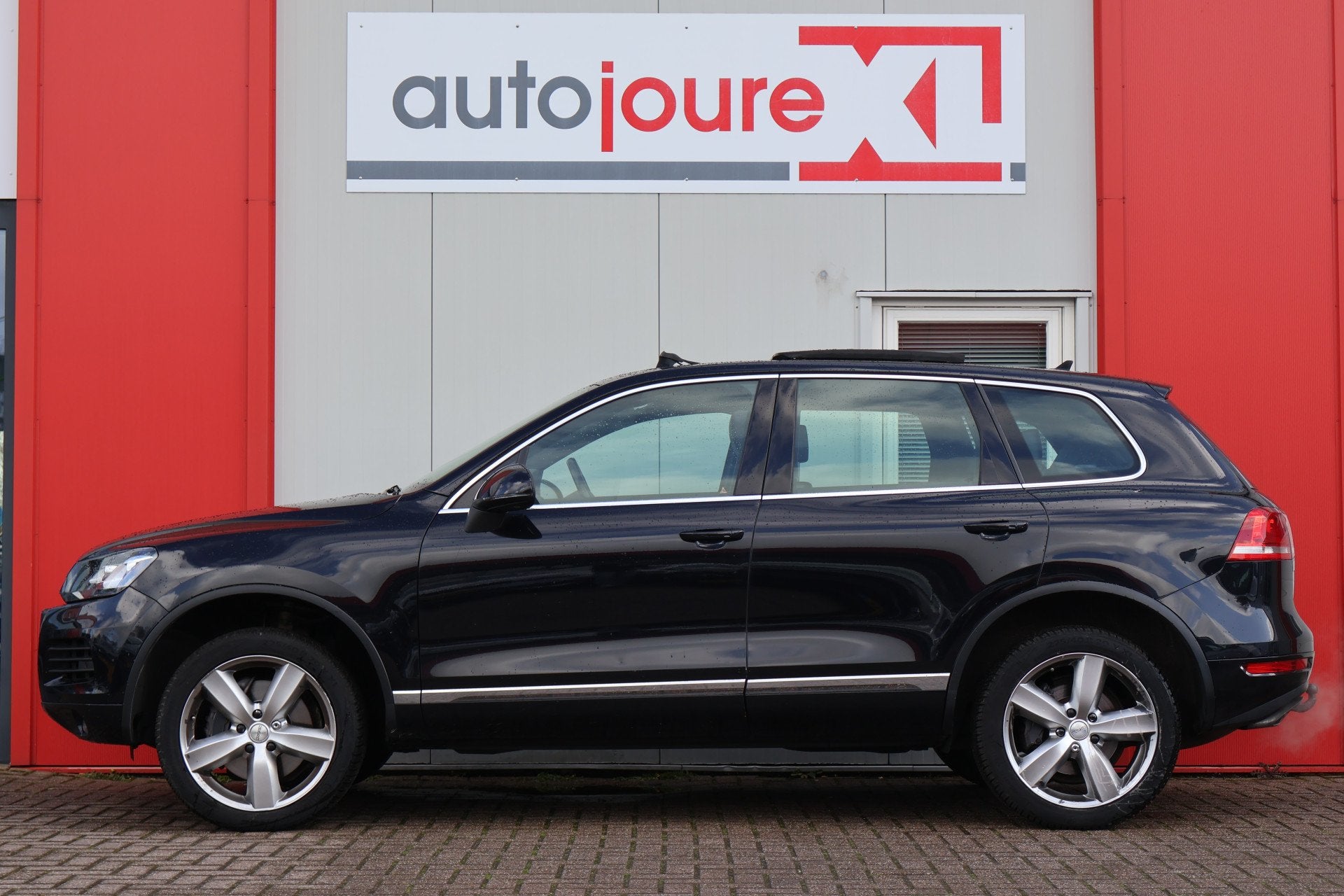 Volkswagen Touareg 3.0 TSI Hybrid Highline | Luchtvering | P, Auto's, Automaat, Euro 5, Gebruikt, Zwart