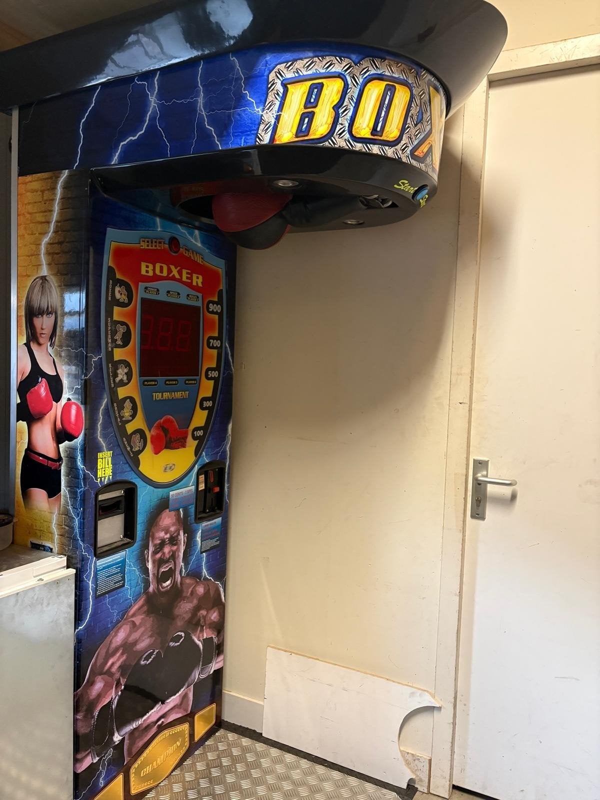Boksmachine / Boksbalautomaat, Ophalen, Gebruikt, Boksbal