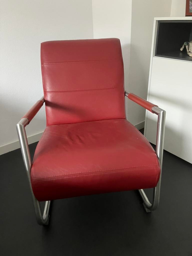 Henders en Hazel Angelica fauteuil, Ophalen of Verzenden, Zo goed als nieuw, 50 tot 75 cm, Leer