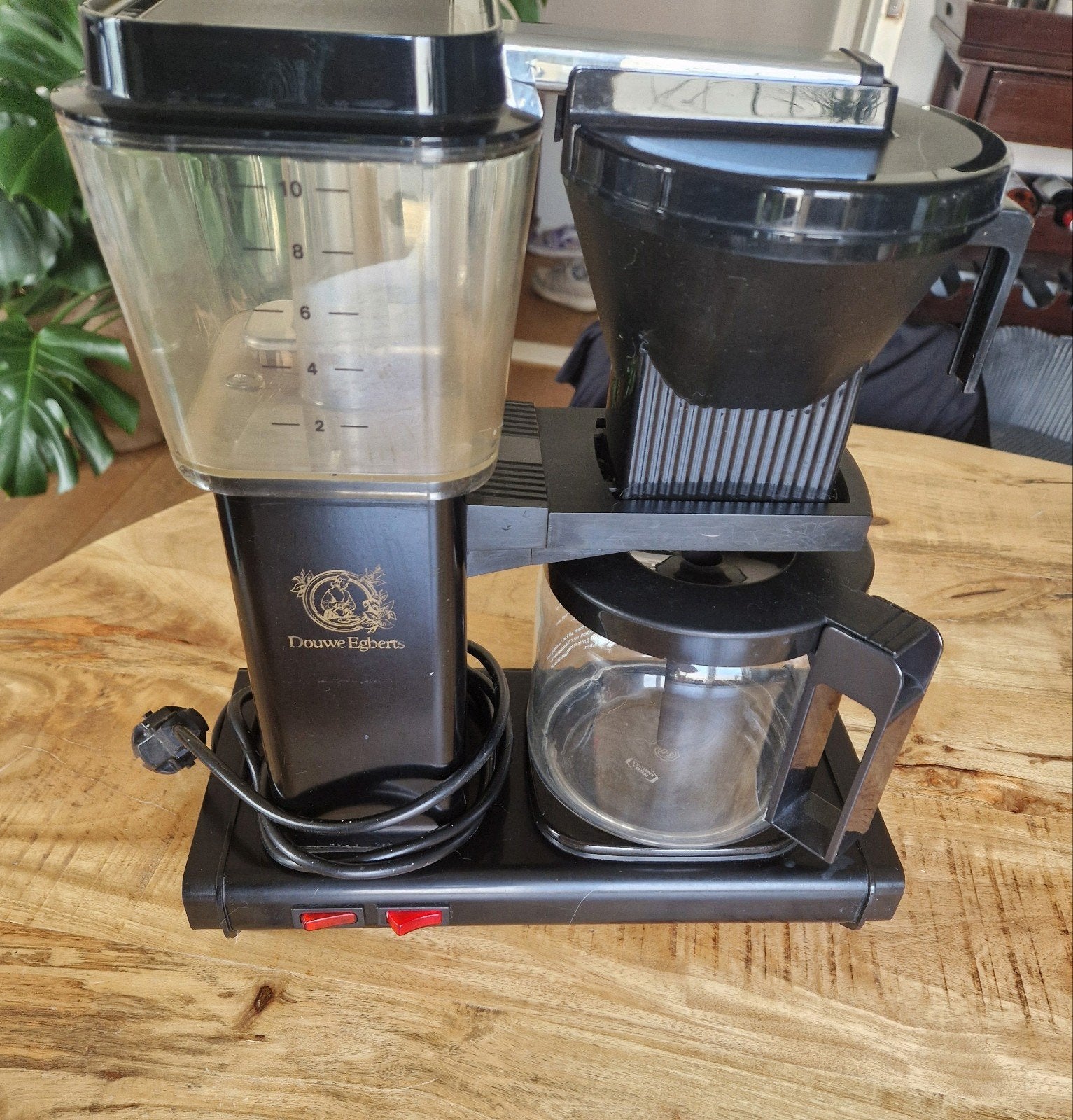Vintage Technivorm Moccamaster Douwe Egberts - Gebruikt, Gebruikt, 10 kopjes of meer, Koffiemachine, Gemalen koffie