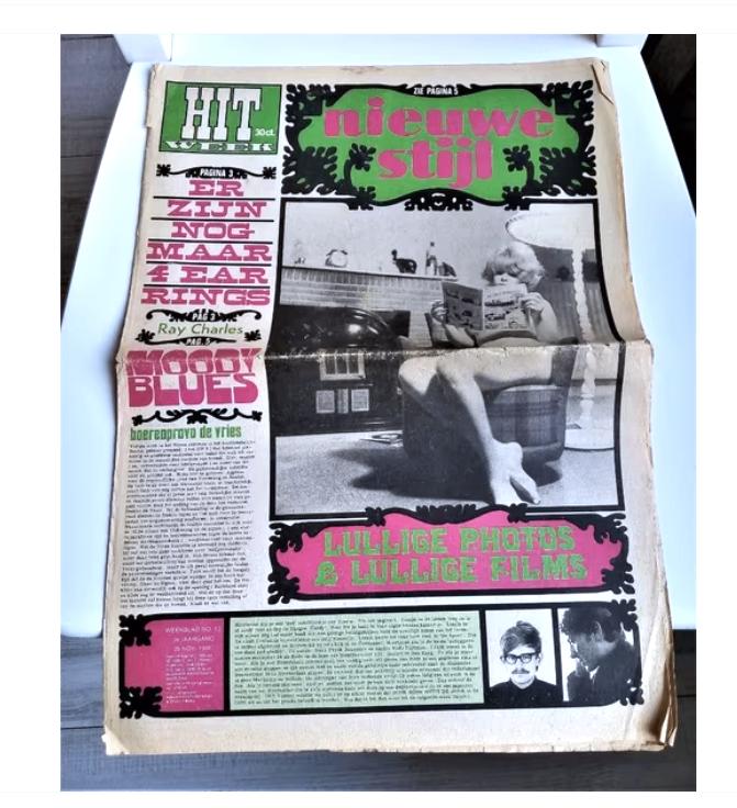 hitweek nr.10 uit 1966, Boeken, Ophalen of Verzenden, Gelezen, Muziek, Film of Tv