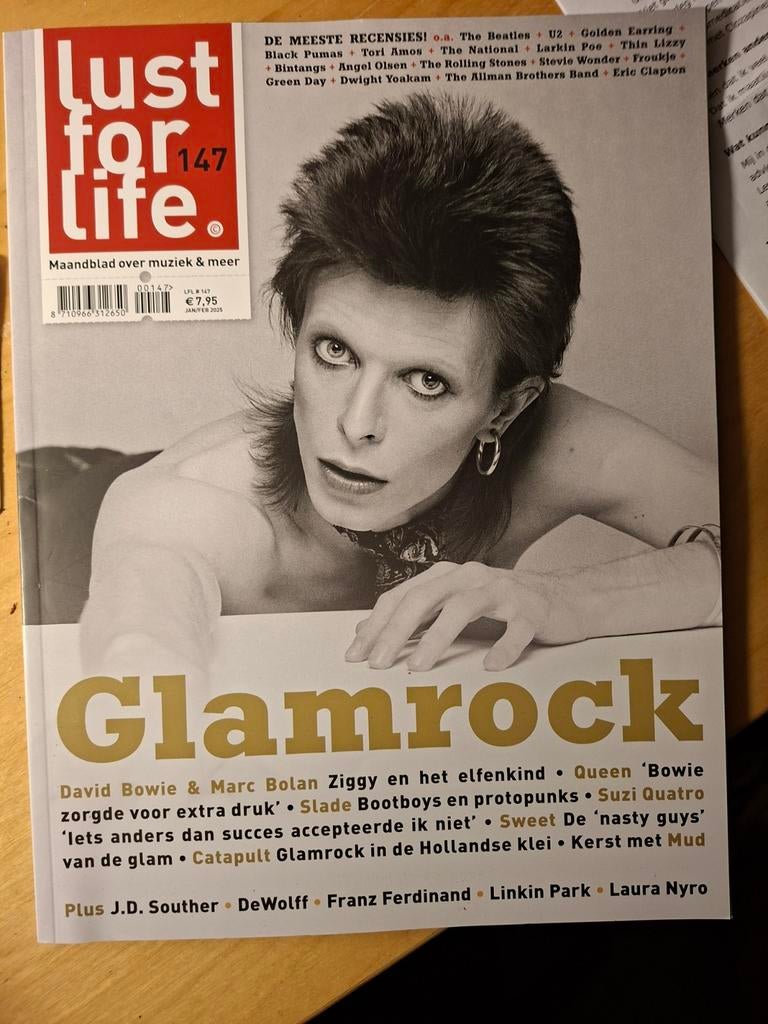 Lust for Life magazine jan/feb 2025 als nieuw, Ophalen of Verzenden, Zo goed als nieuw, Artiest