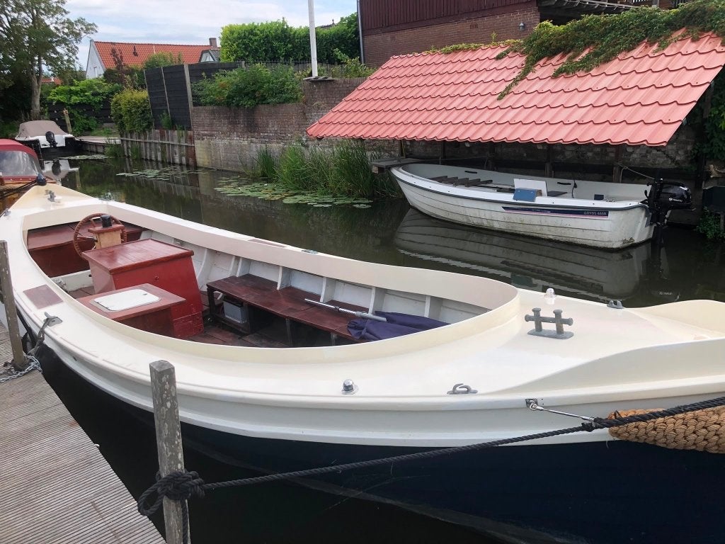 Eikenhouten reddingsloep, Afdekzeil, Binnenboordmotor, NH watersport, Ophalen of Verzenden