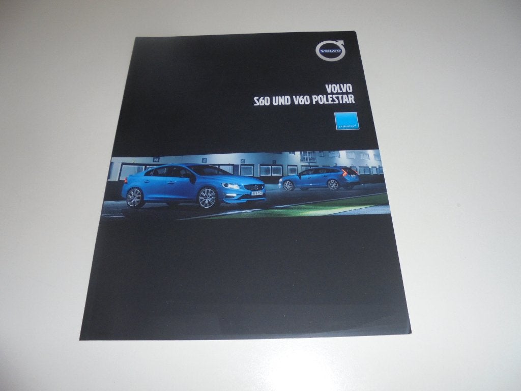 brochure Volvo S60/V60 Polestar  2016, Ophalen of Verzenden, Zo goed als nieuw, Volvo