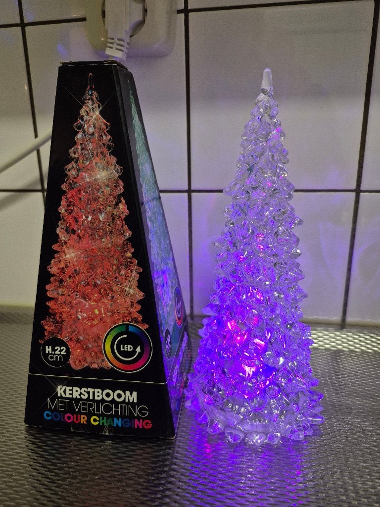 kerstboom met verlichting, Ophalen of Verzenden, Zo goed als nieuw