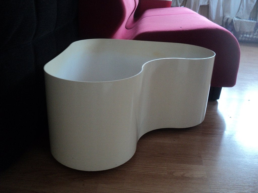 plantenbak wieltjes jaren 70 design Bilumen space age retro, Kunststof, Gebruikt, ?, Bilumen