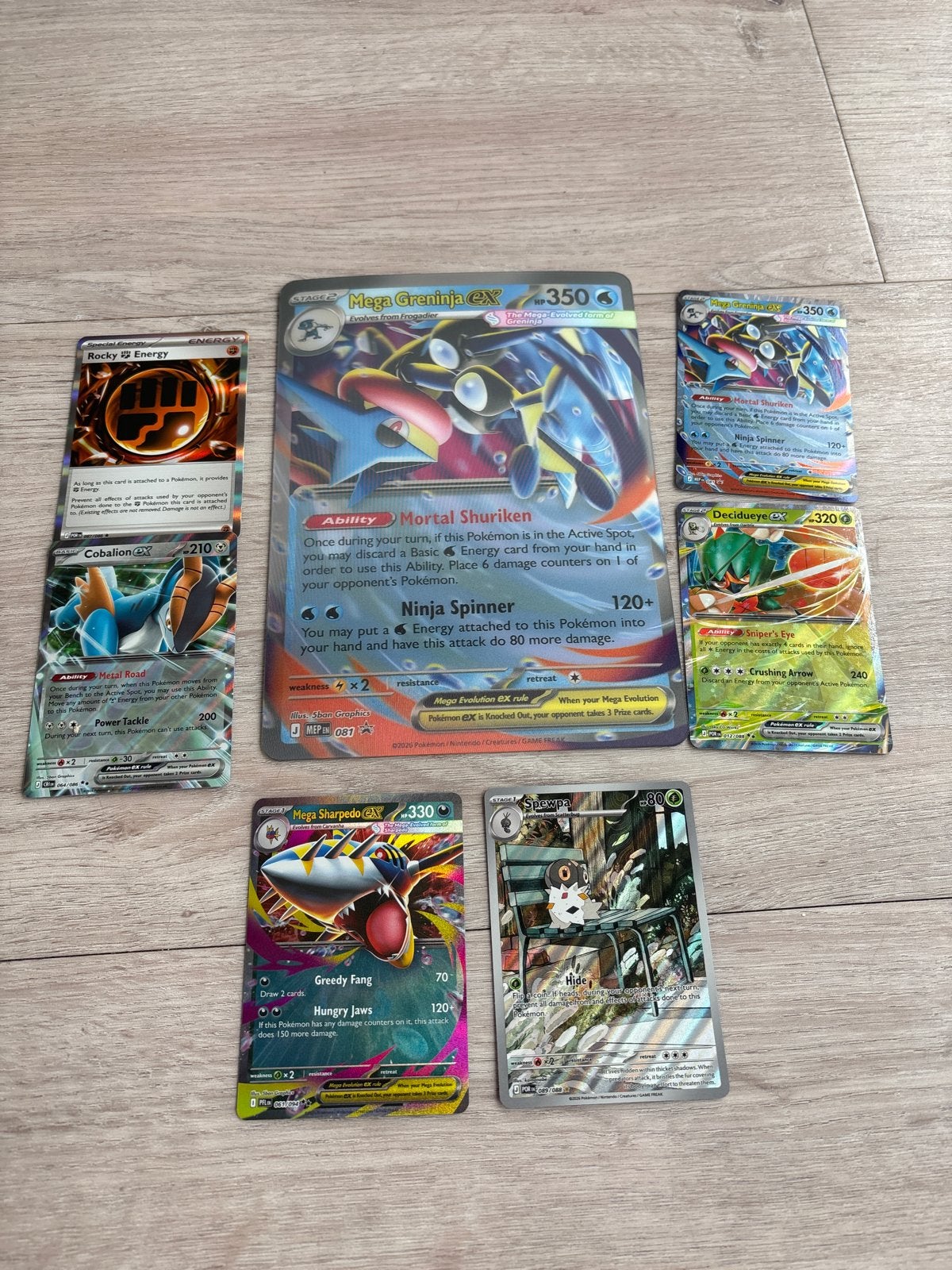 Pokémon Kaarten Collectie - Mega Greninja GX & Meer, Ophalen, Gebruikt, Meerdere kaarten